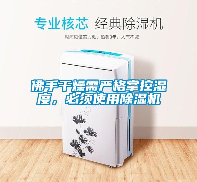 佛手干燥需嚴格掌控濕度，必須使用除濕機