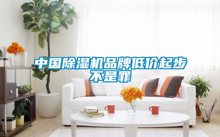 中國除濕機(jī)品牌低價(jià)起步不是罪