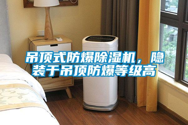 吊頂式防爆除濕機(jī)，隱裝于吊頂防爆等級高