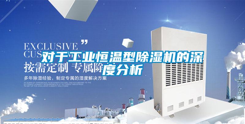對于工業(yè)恒溫型除濕機的深度分析