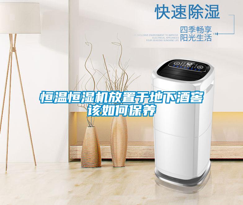恒溫恒濕機放置于地下酒窖該如何保養