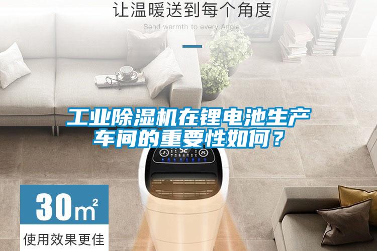 工業除濕機在鋰電池生產車間的重要性如何？