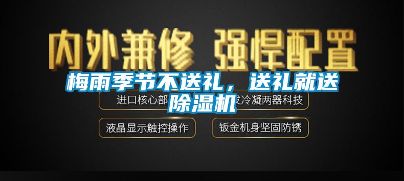 梅雨季節不送禮，送禮就送除濕機