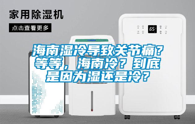 海南濕冷導致關節痛？等等，海南冷？到底是因為濕還是冷？
