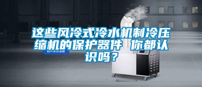這些風(fēng)冷式冷水機(jī)制冷壓縮機(jī)的保護(hù)器件 你都認(rèn)識嗎？
