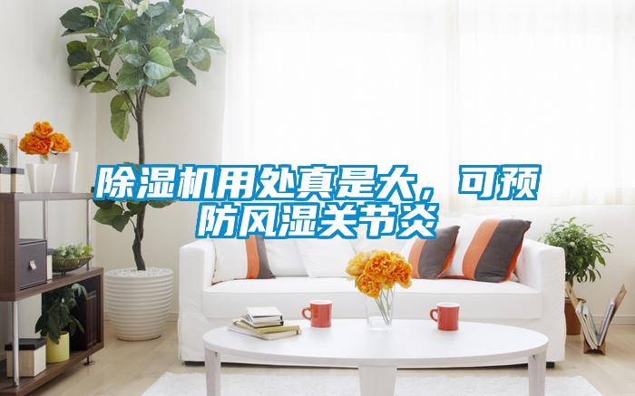 除濕機(jī)用處真是大，可預(yù)防風(fēng)濕關(guān)節(jié)炎