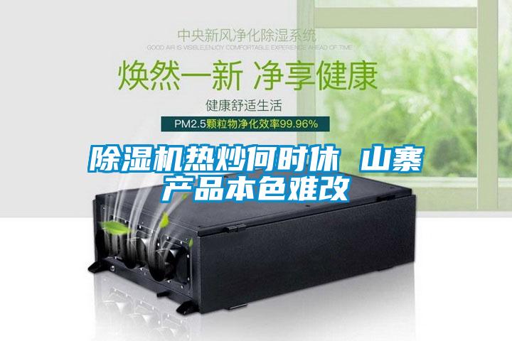 除濕機熱炒何時休 山寨產品本色難改