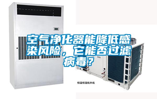 空氣凈化器能降低感染風險，它能否過濾病毒？