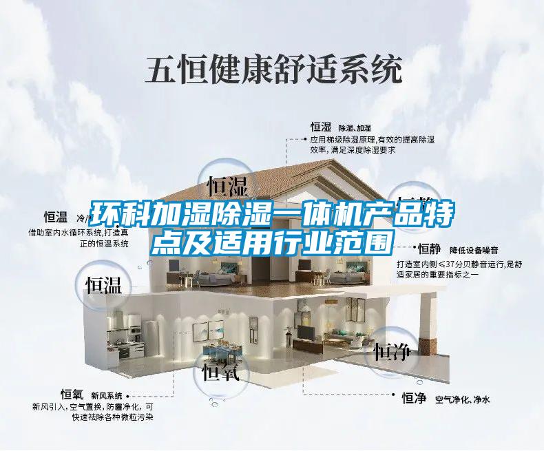 環(huán)科加濕除濕一體機產(chǎn)品特點及適用行業(yè)范圍