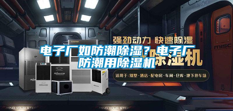 電子廠如防潮除濕？電子廠防潮用除濕機