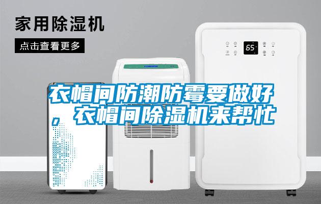 衣帽間防潮防霉要做好，衣帽間除濕機來幫忙