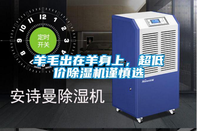 羊毛出在羊身上，超低價除濕機謹慎選