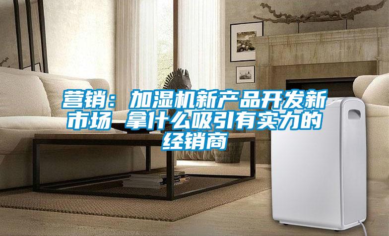 營銷：加濕機新產品開發新市場 拿什么吸引有實力的經銷商