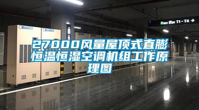 27000風量屋頂式直膨恒溫恒濕空調機組工作原理圖