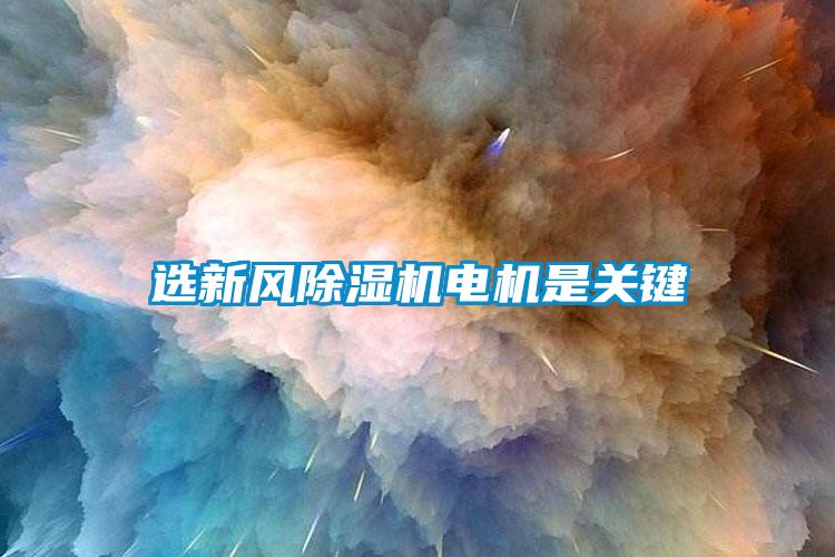 選新風除濕機電機是關鍵