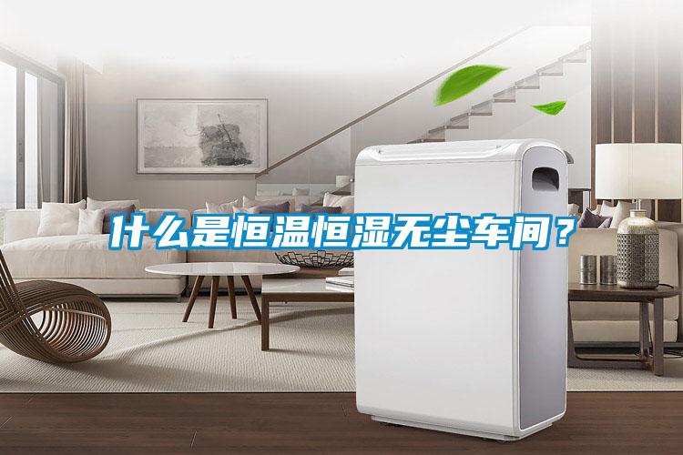 什么是恒溫恒濕無塵車間？
