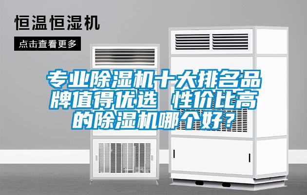 專業除濕機十大排名品牌值得優選 性價比高的除濕機哪個好？