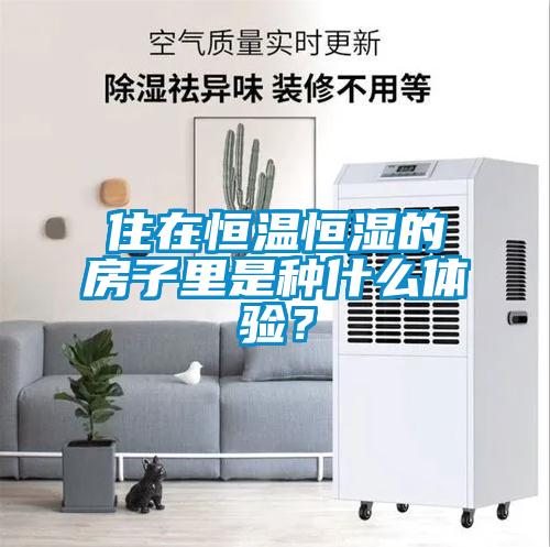住在恒溫恒濕的房子里是種什么體驗(yàn)？