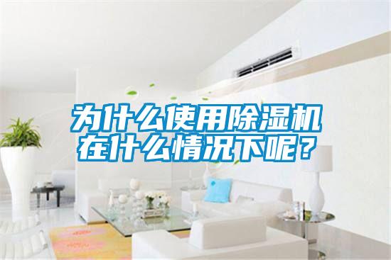 為什么使用除濕機(jī)在什么情況下呢？