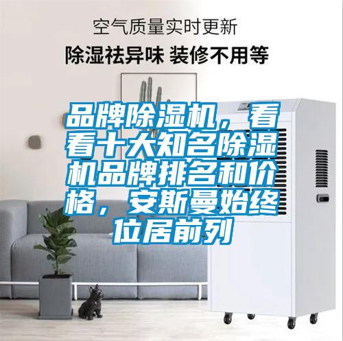 品牌除濕機，看看十大知名除濕機品牌排名和價格，安斯曼始終位居前列
