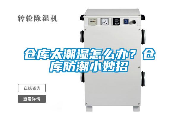 倉庫太潮濕怎么辦？倉庫防潮小妙招