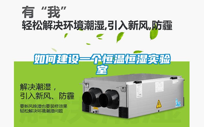 如何建設(shè)一個恒溫恒濕實驗室