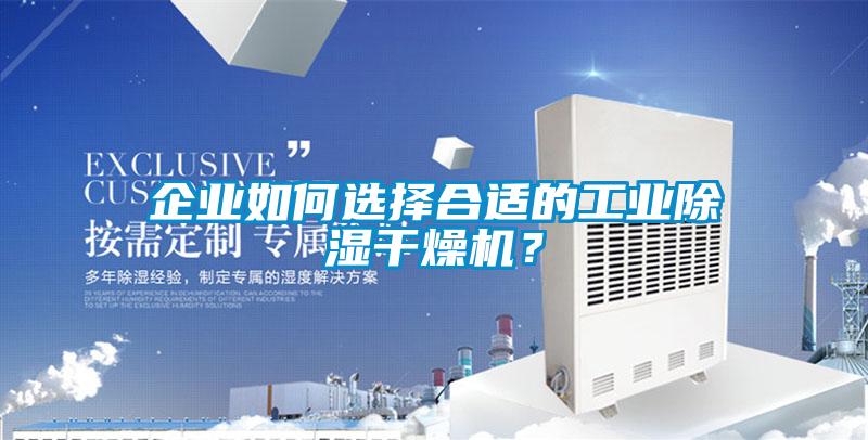 企業如何選擇合適的工業除濕干燥機？