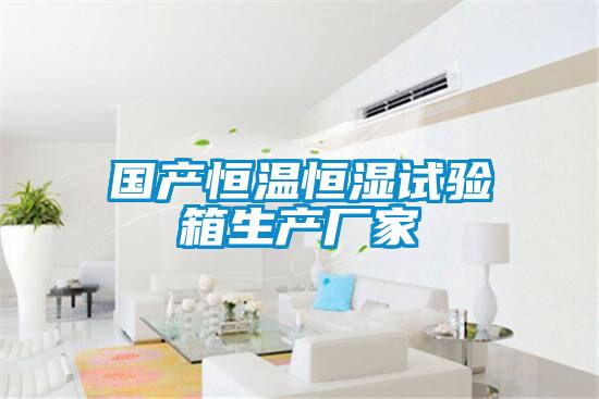 國產恒溫恒濕試驗箱生產廠家