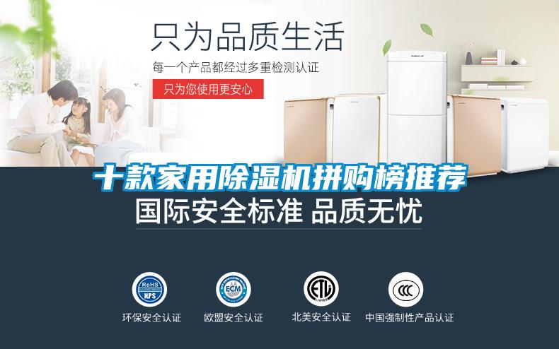 十款家用除濕機(jī)拼購榜推薦