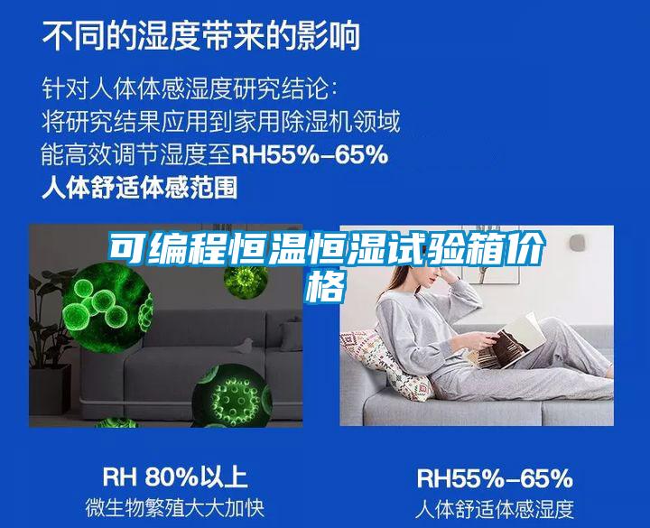 可編程恒溫恒濕試驗箱價格