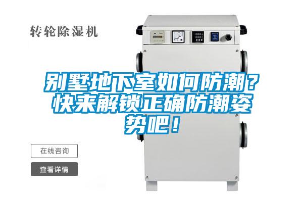 別墅地下室如何防潮？快來解鎖正確防潮姿勢吧！