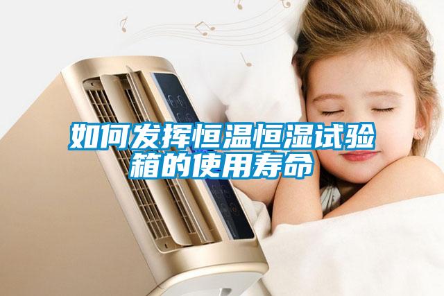 如何發揮恒溫恒濕試驗箱的使用壽命