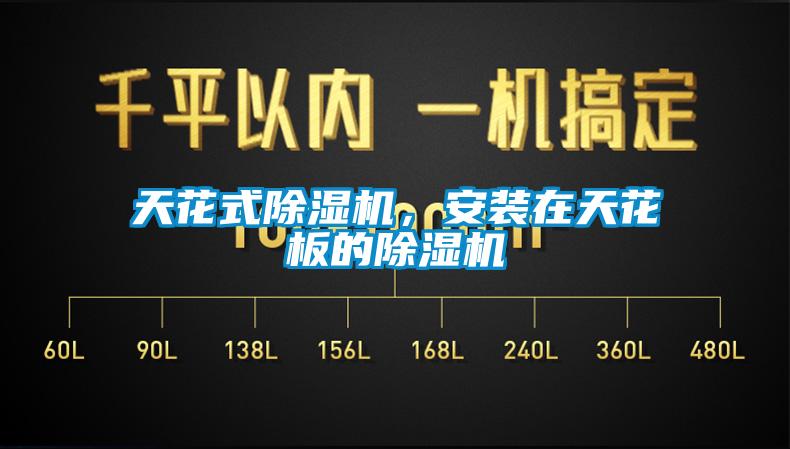 天花式除濕機，安裝在天花板的除濕機