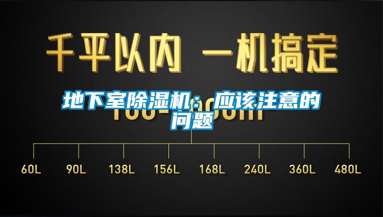 地下室除濕機：應該注意的問題