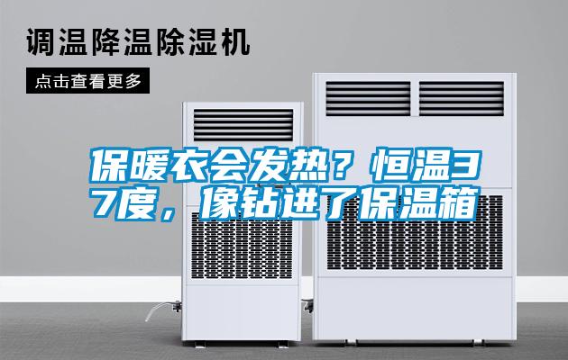 保暖衣會發熱？恒溫37度，像鉆進了保溫箱