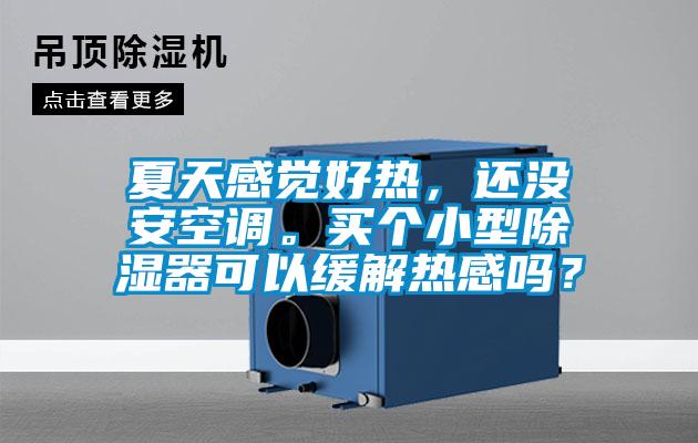 夏天感覺好熱，還沒安空調(diào)。買個小型除濕器可以緩解熱感嗎？