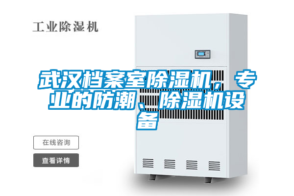 武漢檔案室除濕機，專業的防潮、除濕機設備