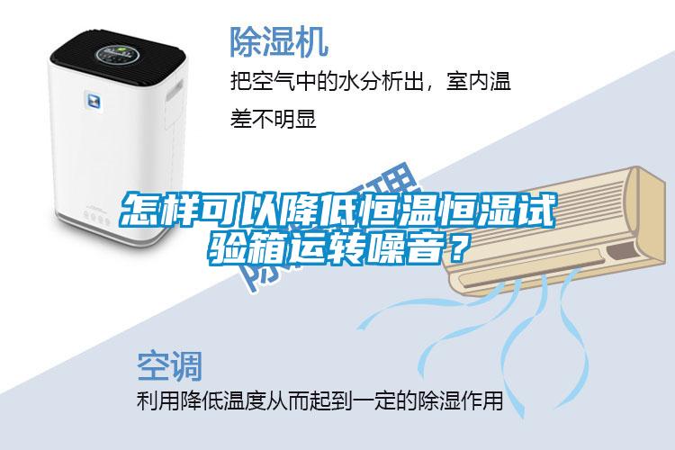 怎樣可以降低恒溫恒濕試驗(yàn)箱運(yùn)轉(zhuǎn)噪音？