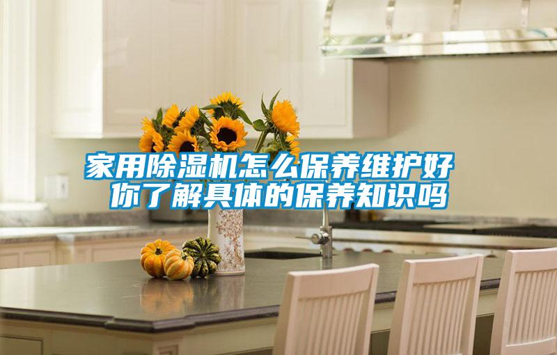 家用除濕機怎么保養(yǎng)維護好 你了解具體的保養(yǎng)知識嗎