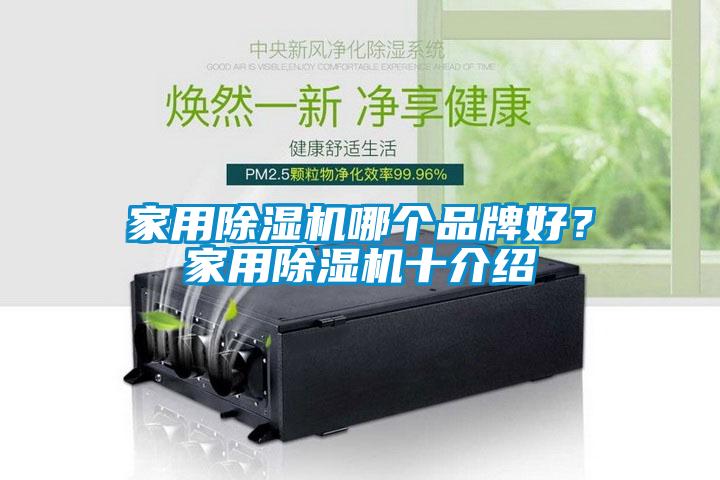 家用除濕機哪個品牌好？家用除濕機十介紹