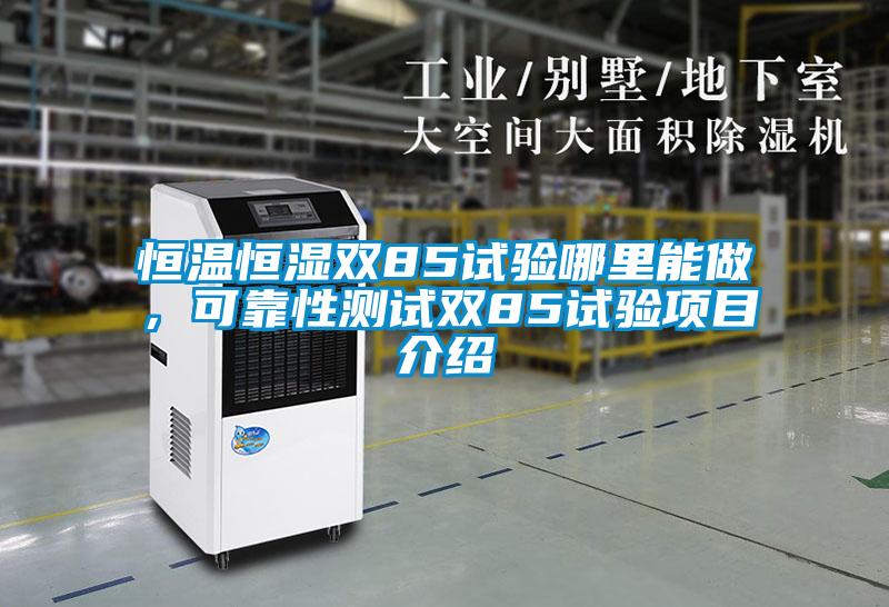 恒溫恒濕雙85試驗(yàn)?zāi)睦锬茏觯煽啃詼y試雙85試驗(yàn)項(xiàng)目介紹