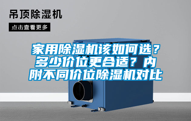 家用除濕機(jī)該如何選？多少價(jià)位更合適？?jī)?nèi)附不同價(jià)位除濕機(jī)對(duì)比