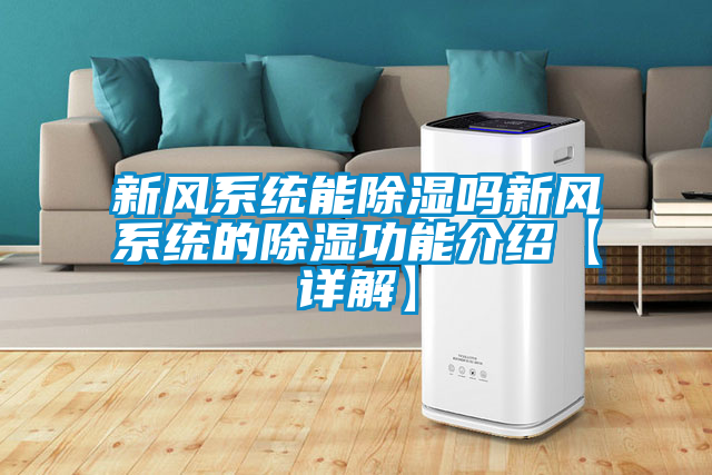 新風(fēng)系統(tǒng)能除濕嗎新風(fēng)系統(tǒng)的除濕功能介紹【詳解】