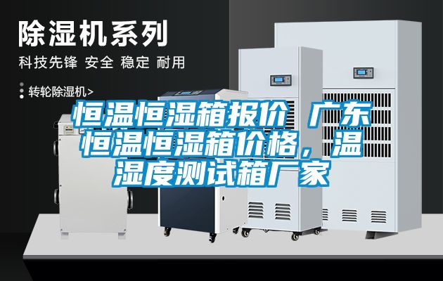 恒溫恒濕箱報(bào)價(jià) 廣東恒溫恒濕箱價(jià)格，溫濕度測試箱廠家