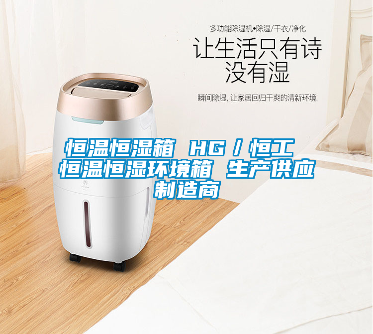 恒溫恒濕箱 HG／恒工 恒溫恒濕環境箱 生產供應制造商