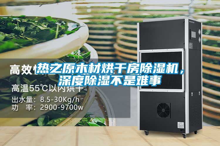 熱之原木材烘干房除濕機，深度除濕不是難事