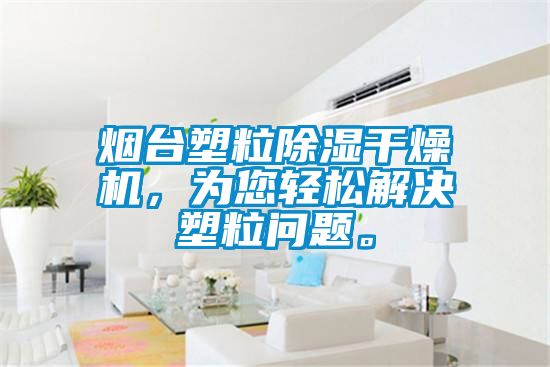煙臺塑粒除濕干燥機(jī)，為您輕松解決塑粒問題。