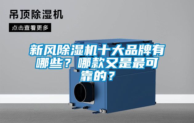 新風(fēng)除濕機(jī)十大品牌有哪些？哪款又是最可靠的？