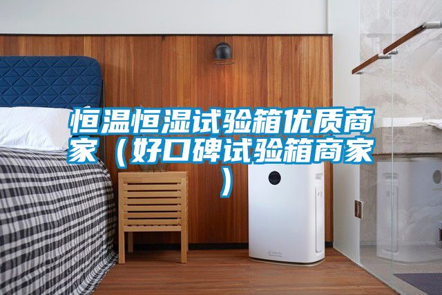 恒溫恒濕試驗箱優(yōu)質(zhì)商家（好口碑試驗箱商家）