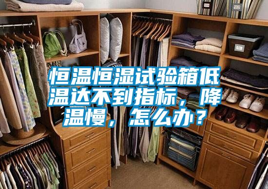 恒溫恒濕試驗(yàn)箱低溫達(dá)不到指標(biāo)，降溫慢，怎么辦？